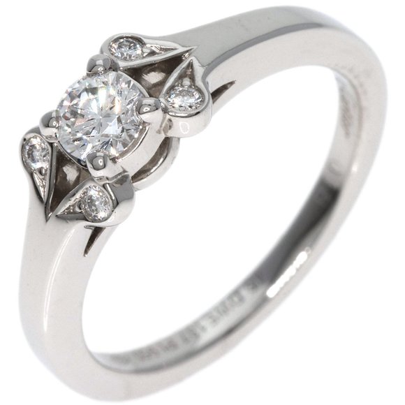 Cartier Ballerina Diamond #46 Ring, Platinum PT950, Women's - Picture 2 of 8